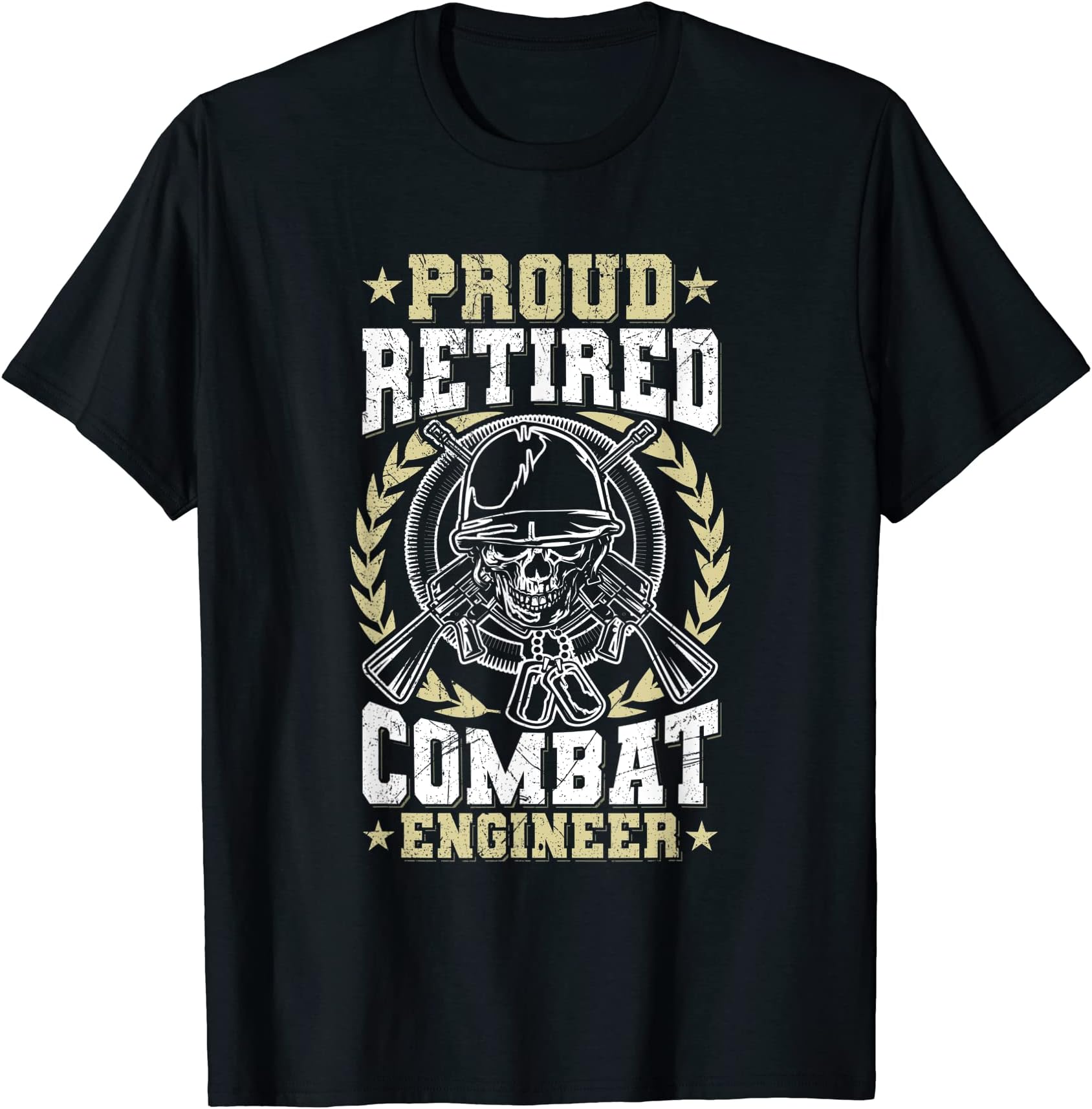 US Army Combat Engineer Design for a Retired Combat engineer T-Shirt