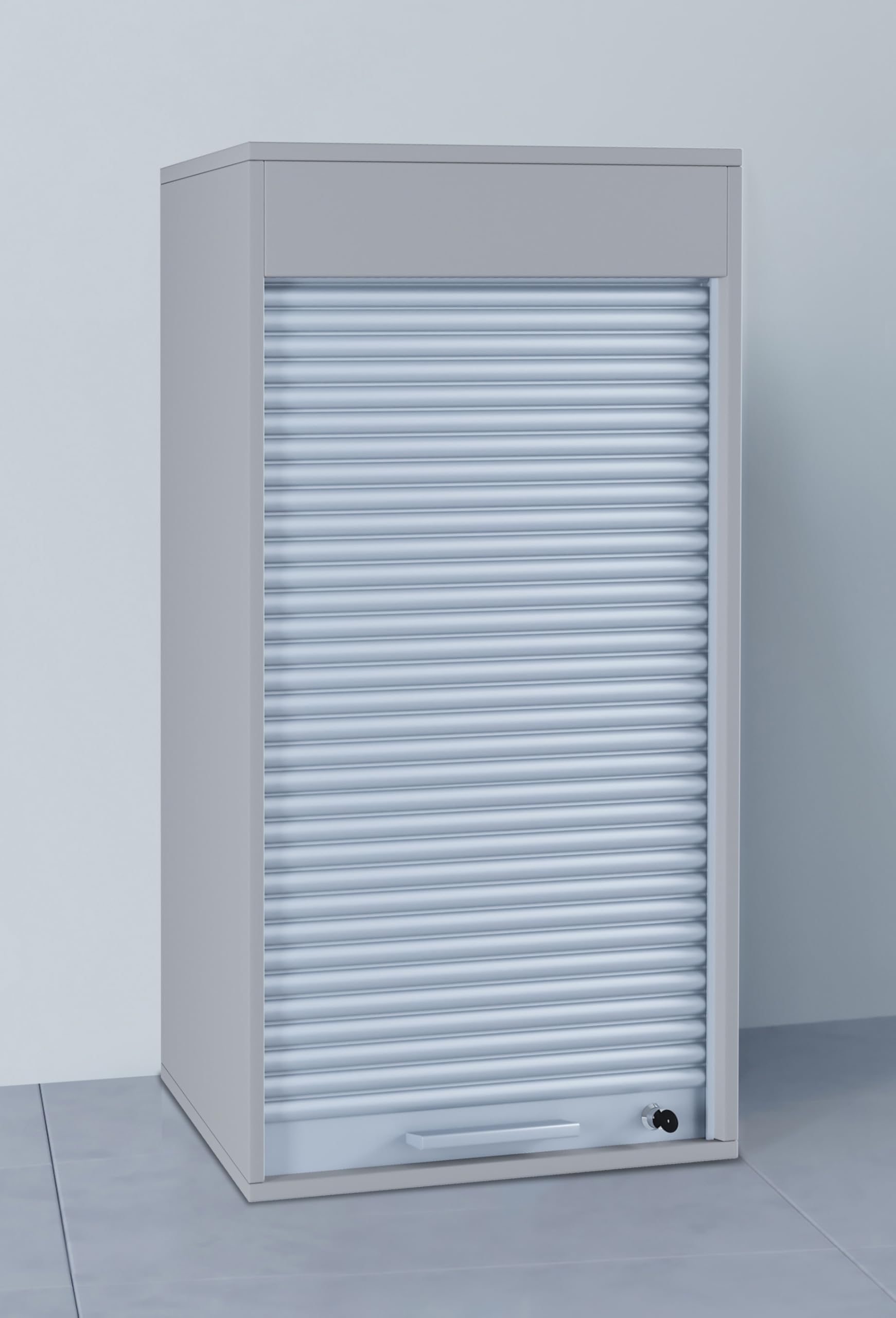 VCM Büroschrank | Aktenschrank mit Rollladen| Maße ca. H. 93 x B. 50 x T. 40 cm – Aktos L