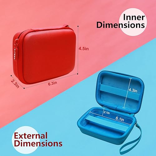 Miniatura 7 de LTGEM - Estuche rígido para tarjetas de viaje, tarjetas comerciales PTCG, puede acomodar más de 300 tarjetas de juego, tarjetas de juego clásicas