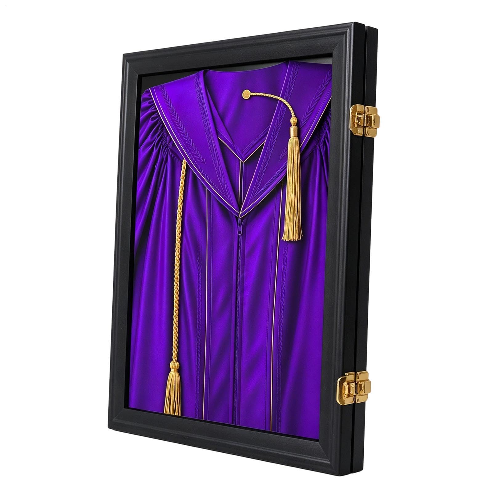 Cornice Shadow Box Porta Ricordi Ricordo di Laurea in Legno Protettivo | Cornice Espositiva Per Toga E Tocco per Casa, Soggiorno, Camera da , Ufficio, Parete, Feste, Vacanze e Celebrazioni