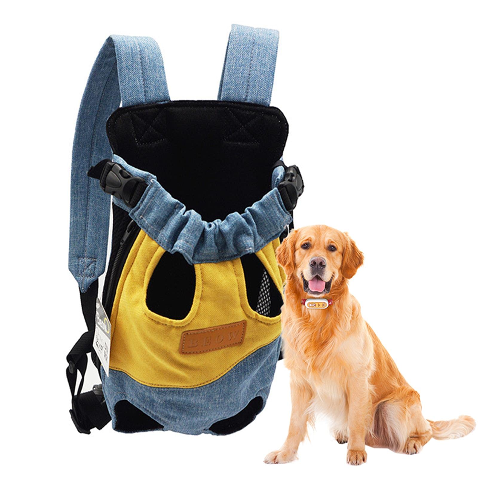 Sac de transport pour grand chien ajustable pour vélo et rando