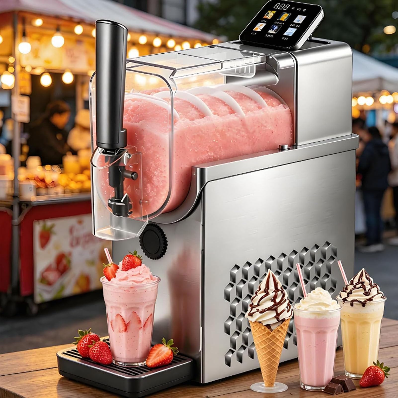Machine à granités et à Glace à l'italienne (capacité 2,3 L) 220V