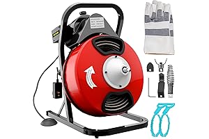 VEVOR Drain Cleaner Machine: Tackle Clogged Drains with Ease