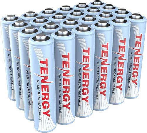 Miniatura 8 de Tenergy Batería recargable AAA batería AAA NiMH de alta capacidad de 1000 mAh baterías triple A de 12 V paquete de 60
