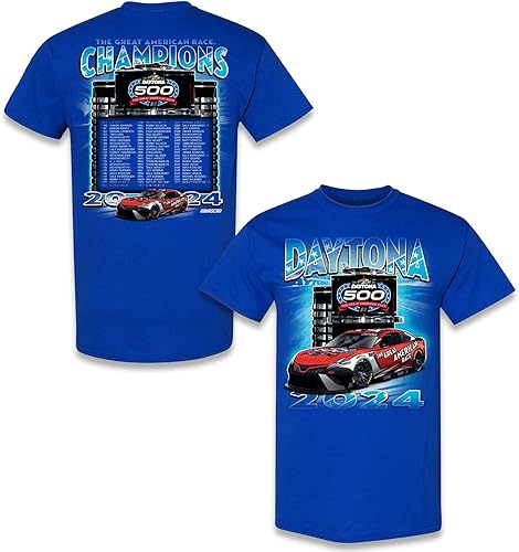 Checkered Flag Sports Camiseta Daytona 500 Past Champions 2024 Azul