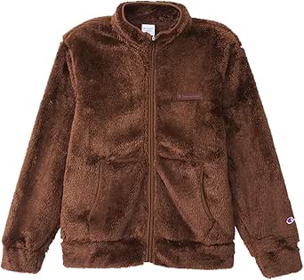 チャンピオン] フルジップジャケット ボアフリース スクリプトロゴ刺繍  