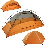Tente légère Clostnature pour le camping en randonnée - Tente ultralégère pour 1/2/3/4 personnes, étanche, facile à installer, tente de camping pour l'extérieur, la randonnée et l'alpinisme