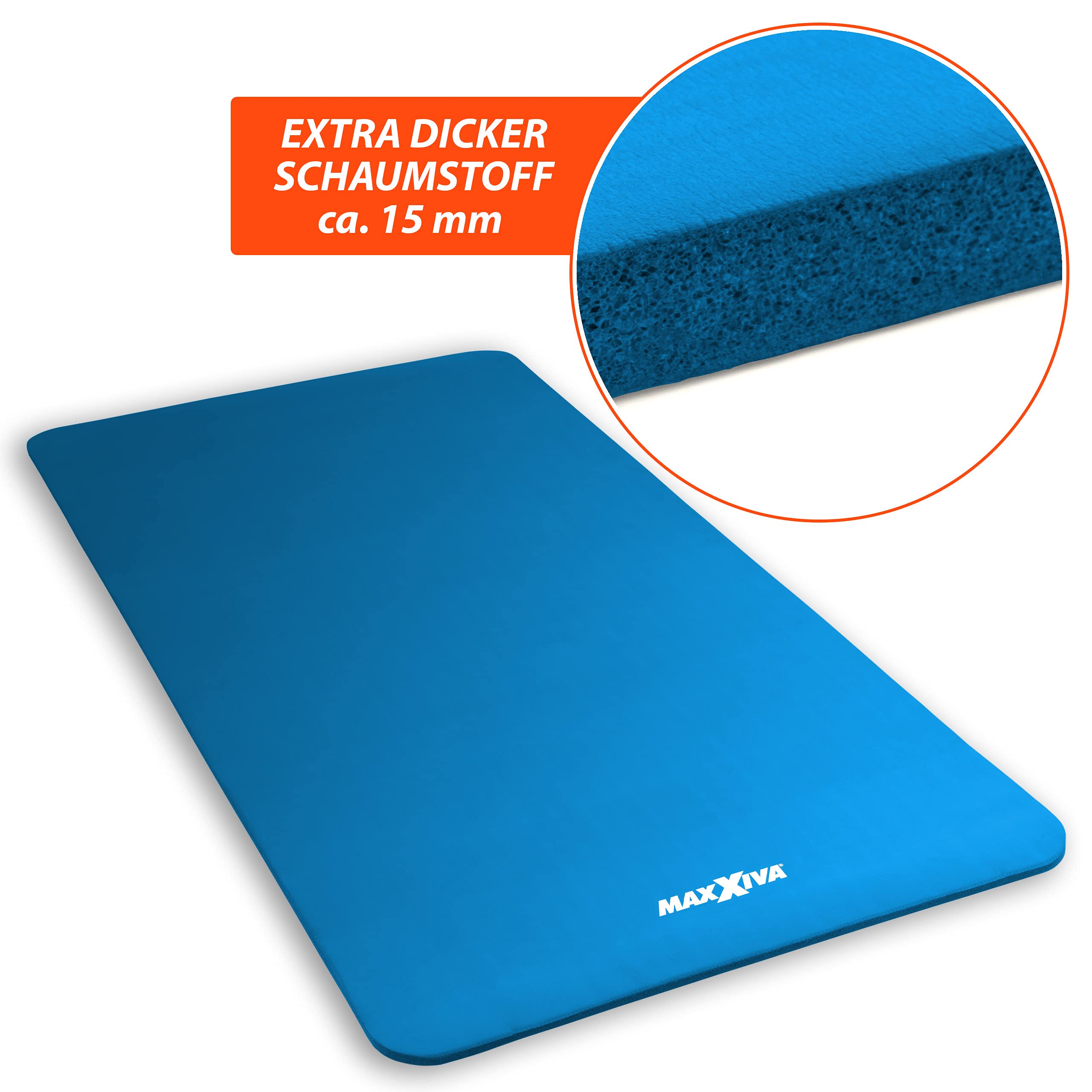 Yogamatte - 190x60x1,5 cm oder 190x100x1,5 cm, mit Tragegurt, Phthalatfrei, Rutschfest, Farbwahl - Gymnastikmatte, Fitnessmatte, Sportmatte, Trainingsmatte, Übungsmatte