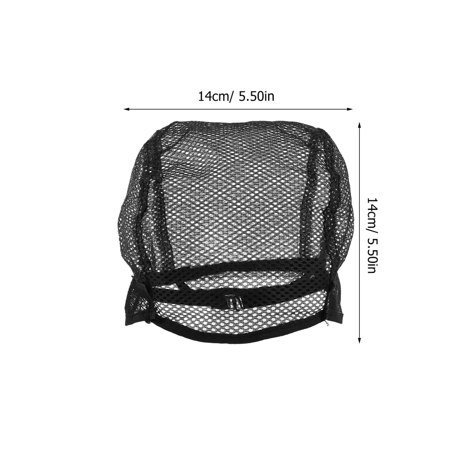 minkissy 2Pc Adjustable Black Mesh Wig Caps Stretchable Fix Wig Hair Net for Easy Weaving and Hair Styling Durable Material for Comfortable Wear