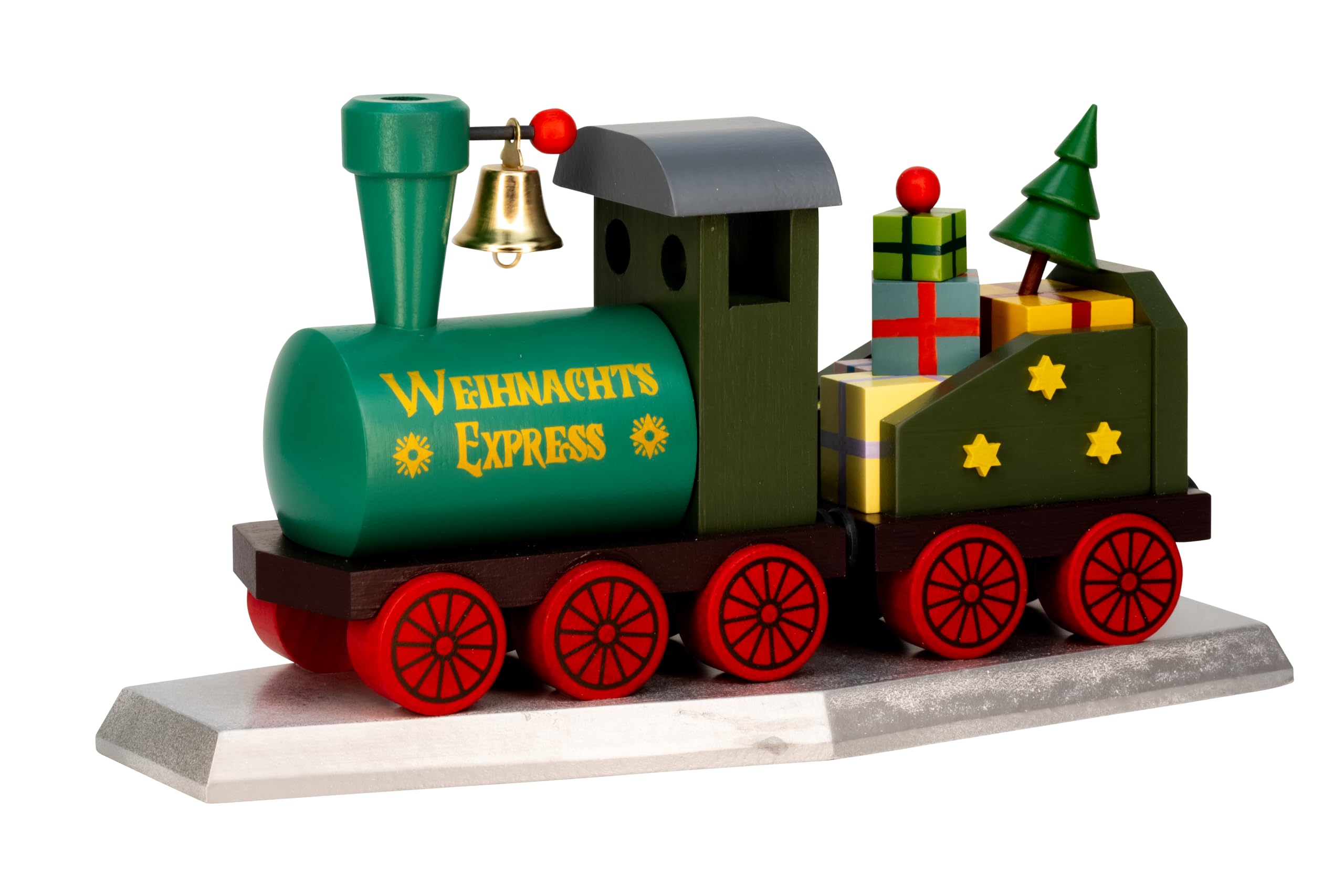 Figurine d'encens Lok de Noël Rudolphs Schatzkiste, l'excellence de l'artisanat de 25 cm