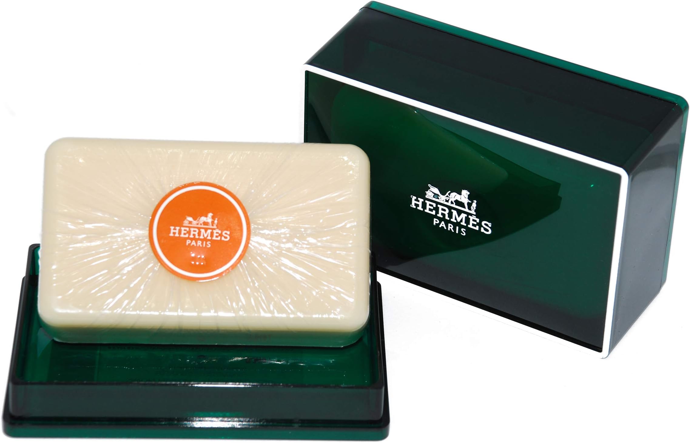 One (1) Luxury Hermès Jumbo Soap Eau d'Orange Verte Gift