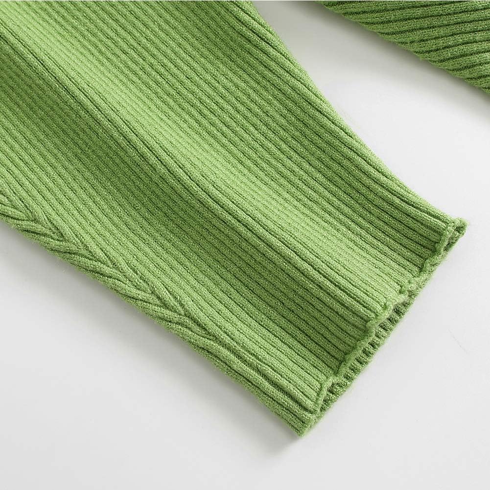 Ckikiou Womens Lightweight Oversized Boat Neck Sweaters Tops Dolman Batwing Sleeve Ribbed Knitted Pullovers - Image 3