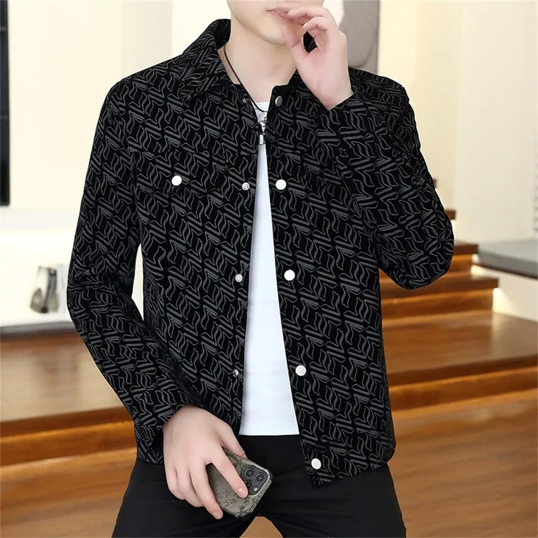 Męska kurtka z długim rękawem, slim fit, biznesowa, towarzyska, wiatrówka, płaszcze