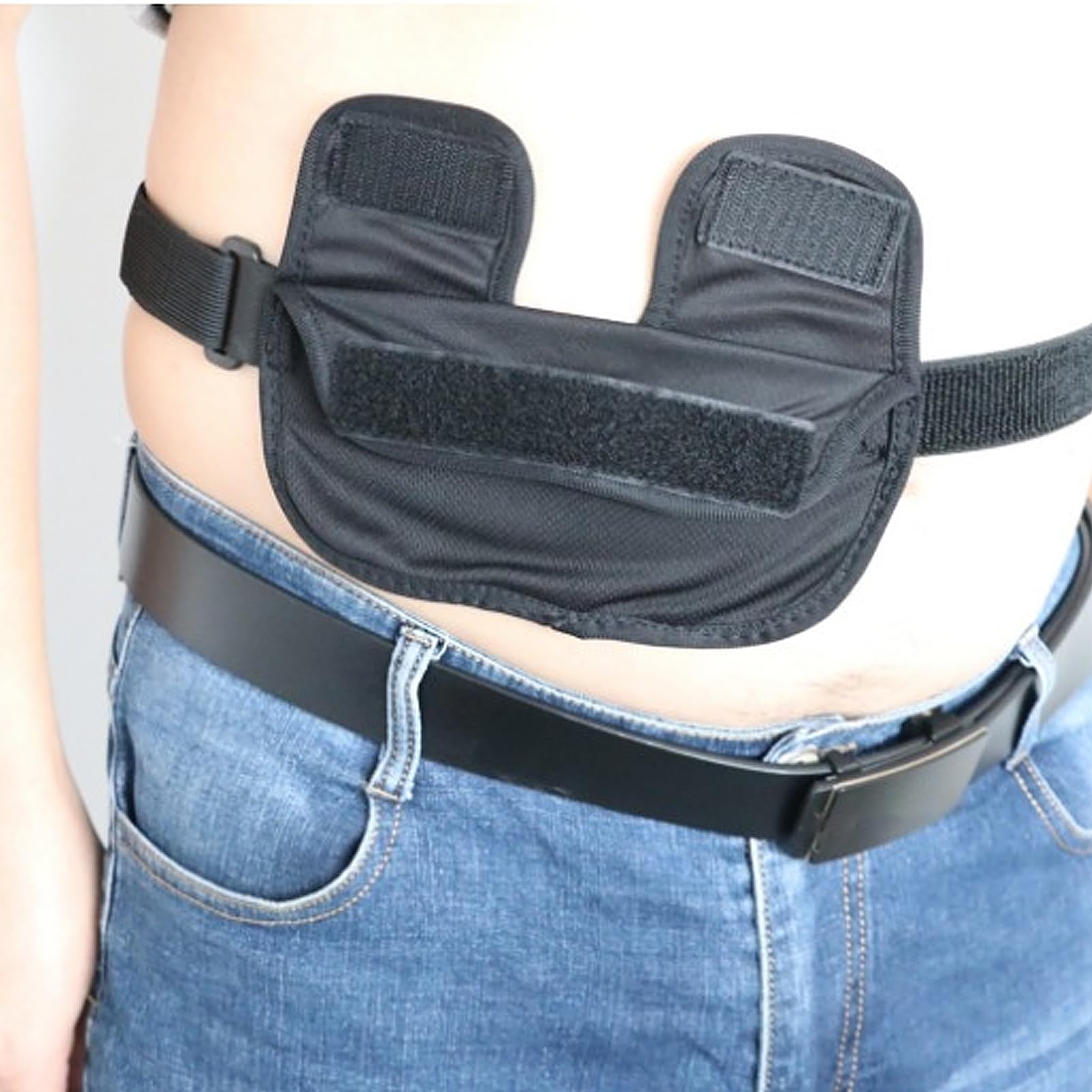 Fyearfly Ceinture De Cathéter, Ceinture de protection contre la dialyse péritonéale - Bande de stockage de tube de Cathéter Dissimulée Taille Universelle Ceinture De Support De Dialyse Abdominale