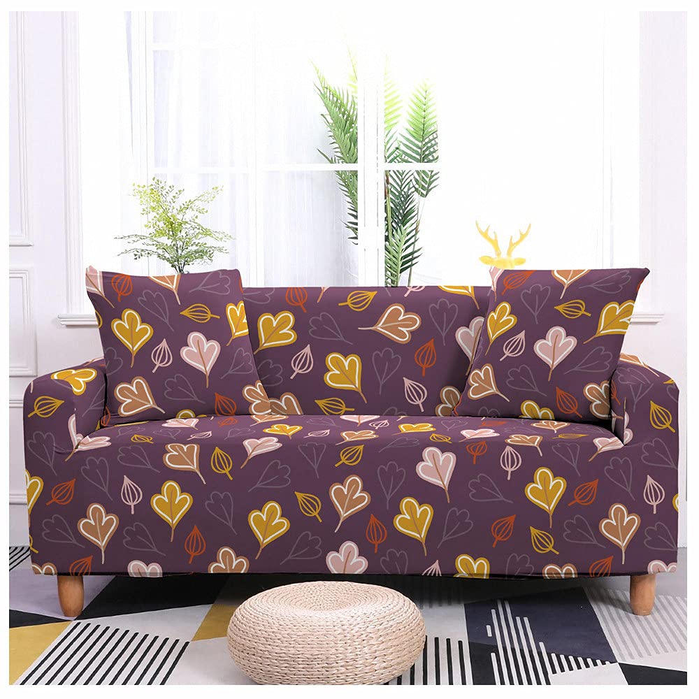 Housses de canapé antidérapantes et extensibles avec taie de coussin