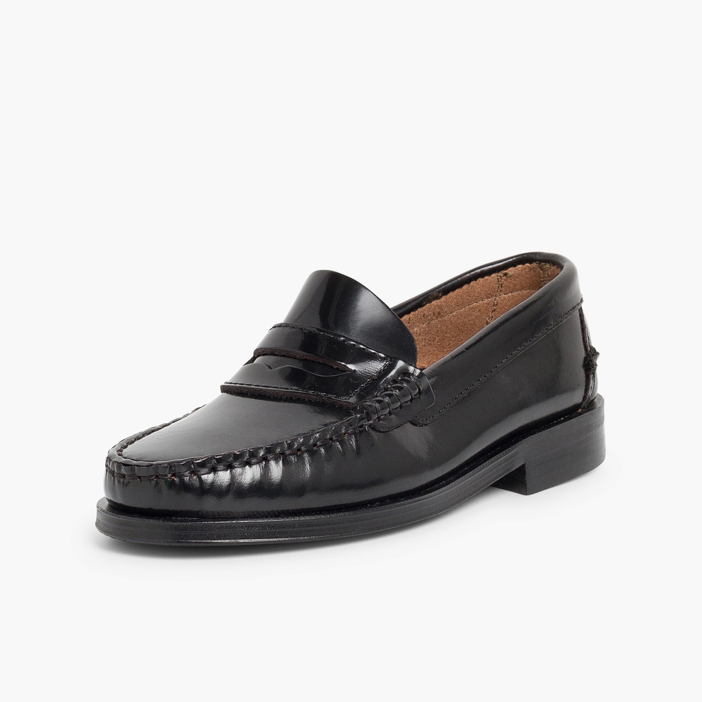 Pisamonas Zapatos Castellanos Mocasines De Piel para Niño