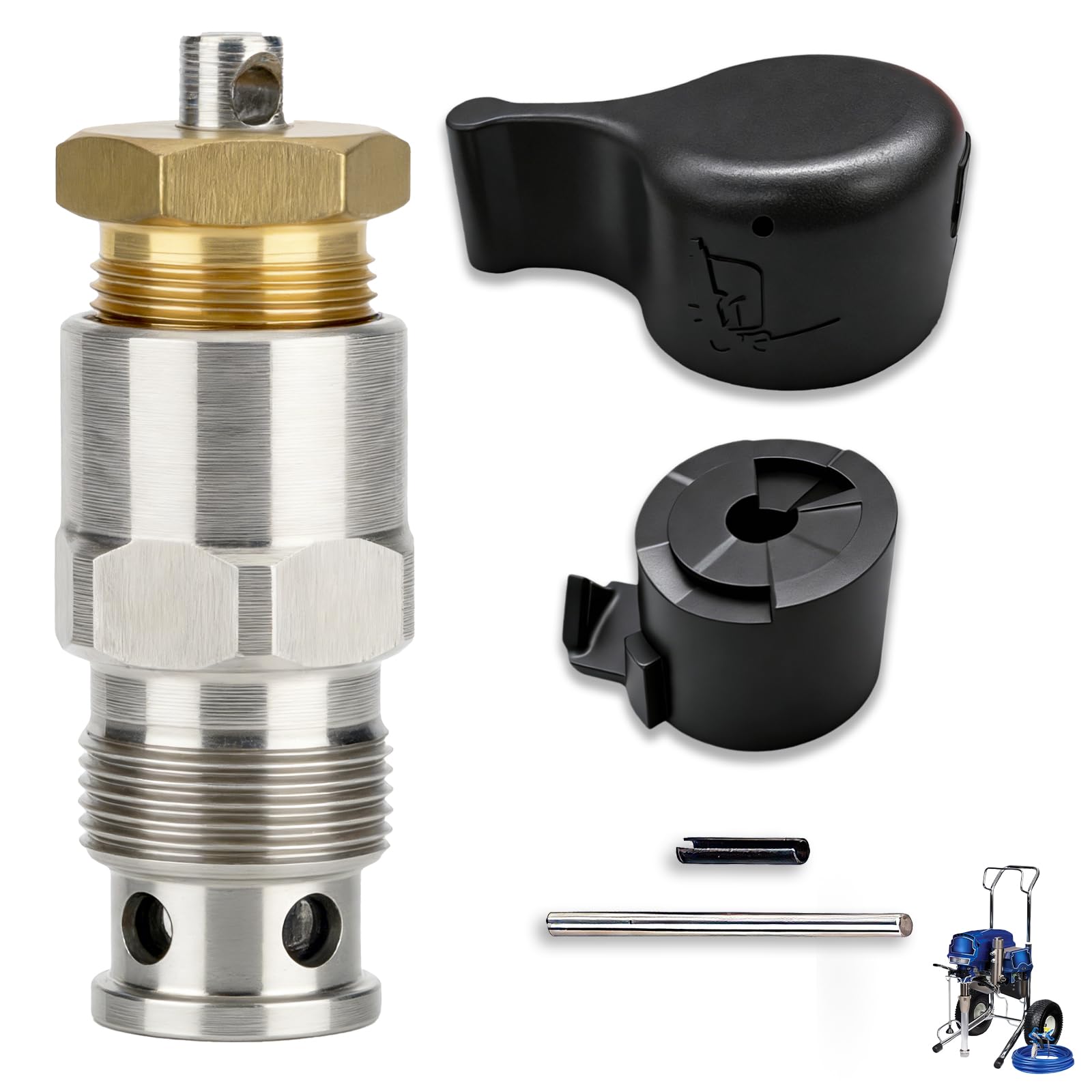 257352 Prime Spray Valve, Drain Valve for Graco 695 795 3900 1095 1595 5900 7900 Aftermarketr Airless Paint Sprayer (257352)