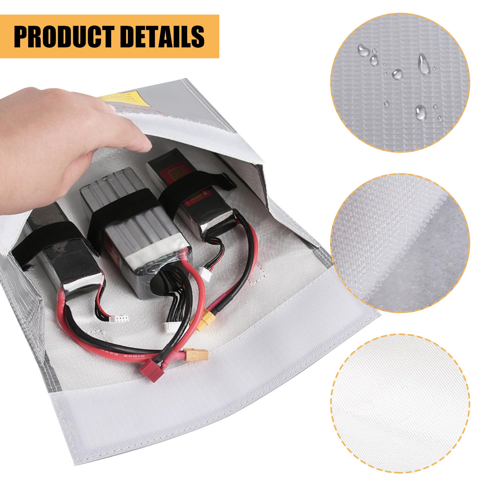 Bolsa De Seguridad Lipo Ignífuga Profesional A Prueba De Exp | Cuotas