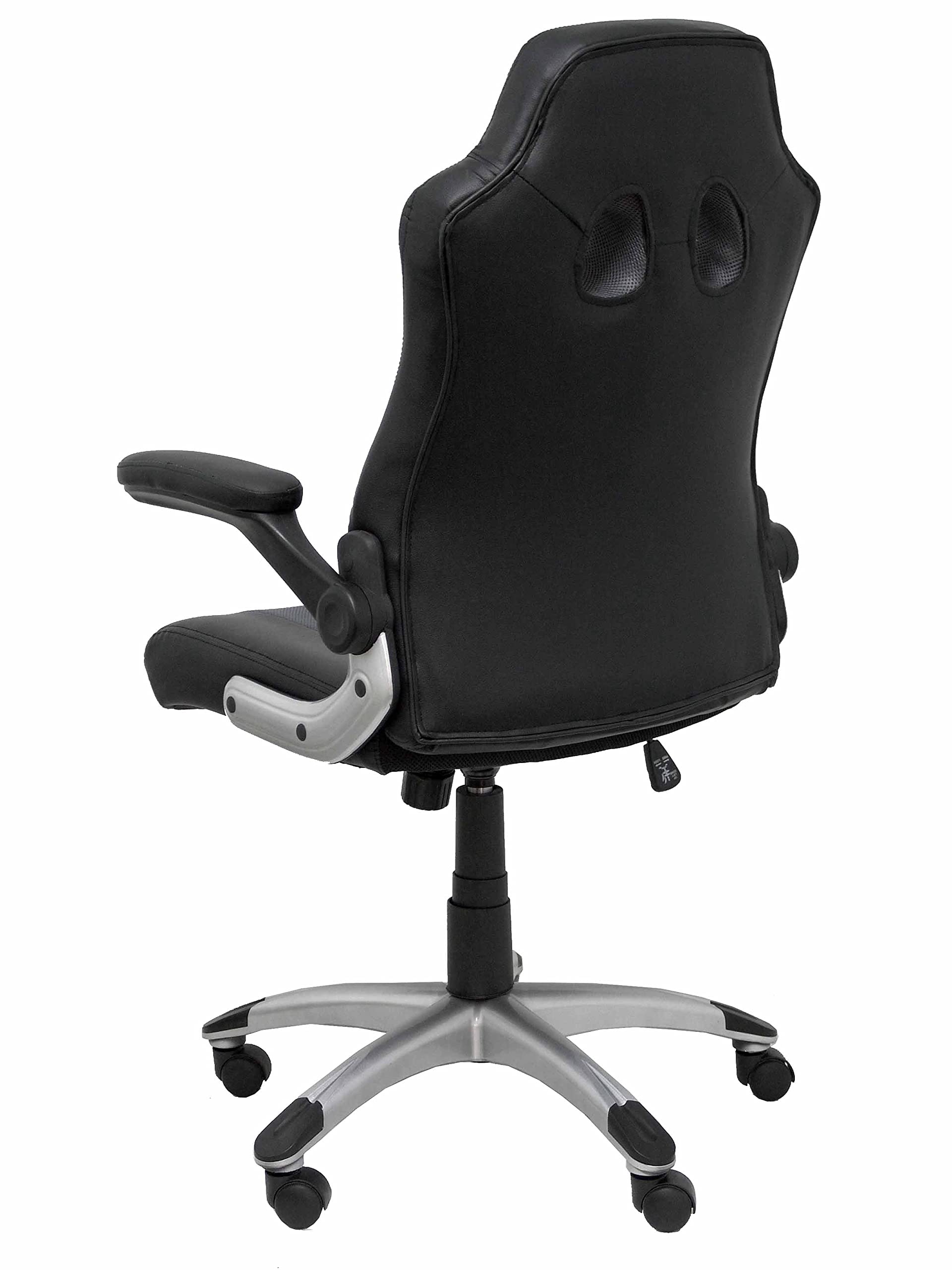Sovica Silla Gaming Talave similpiel Negro y Gris