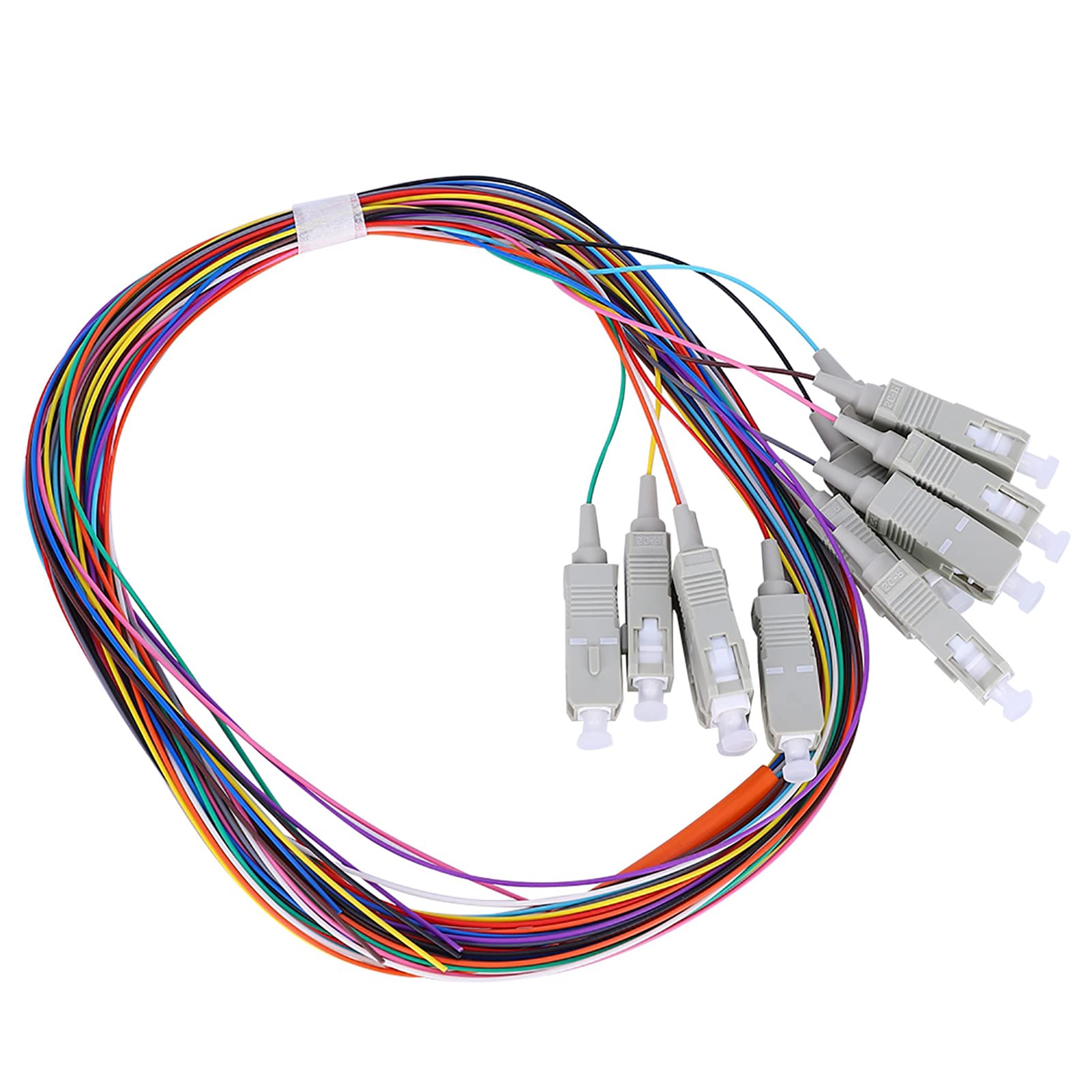 Cavo Pigtail in Fibra SC/UPC 62.5/125,Cavo Pigtail in Fibra Multimodale, Cavo Pigtail in Fibra Multimodale Livello Classe Portante 12 Core con Guscio in PVC Per Sistemi E Strumenti di Comunicazione I