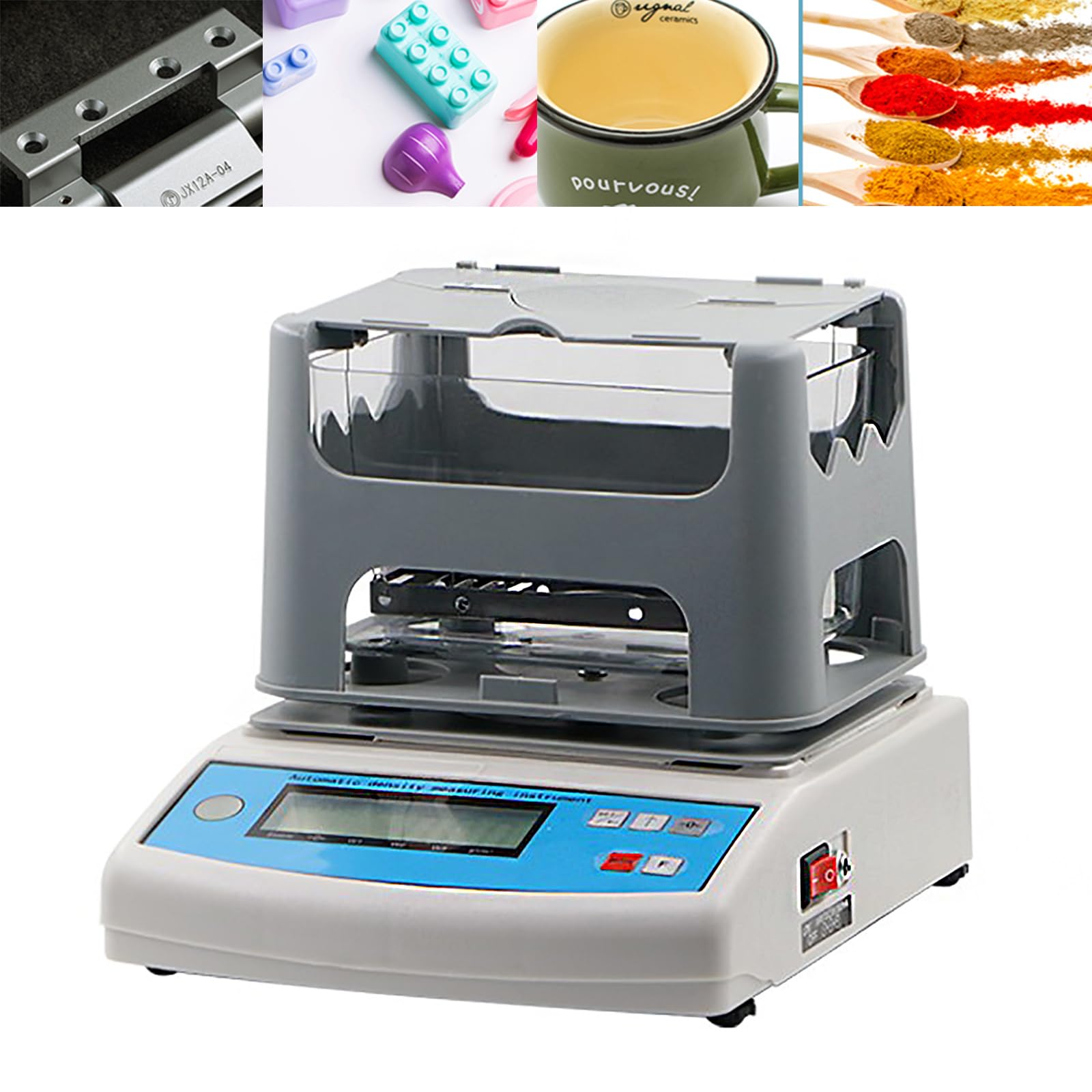 Densimètre électronique Solide, Machine de Mesure d'équilibre de densité Solide, Poids : 0,01-300 (g)/précision de densité