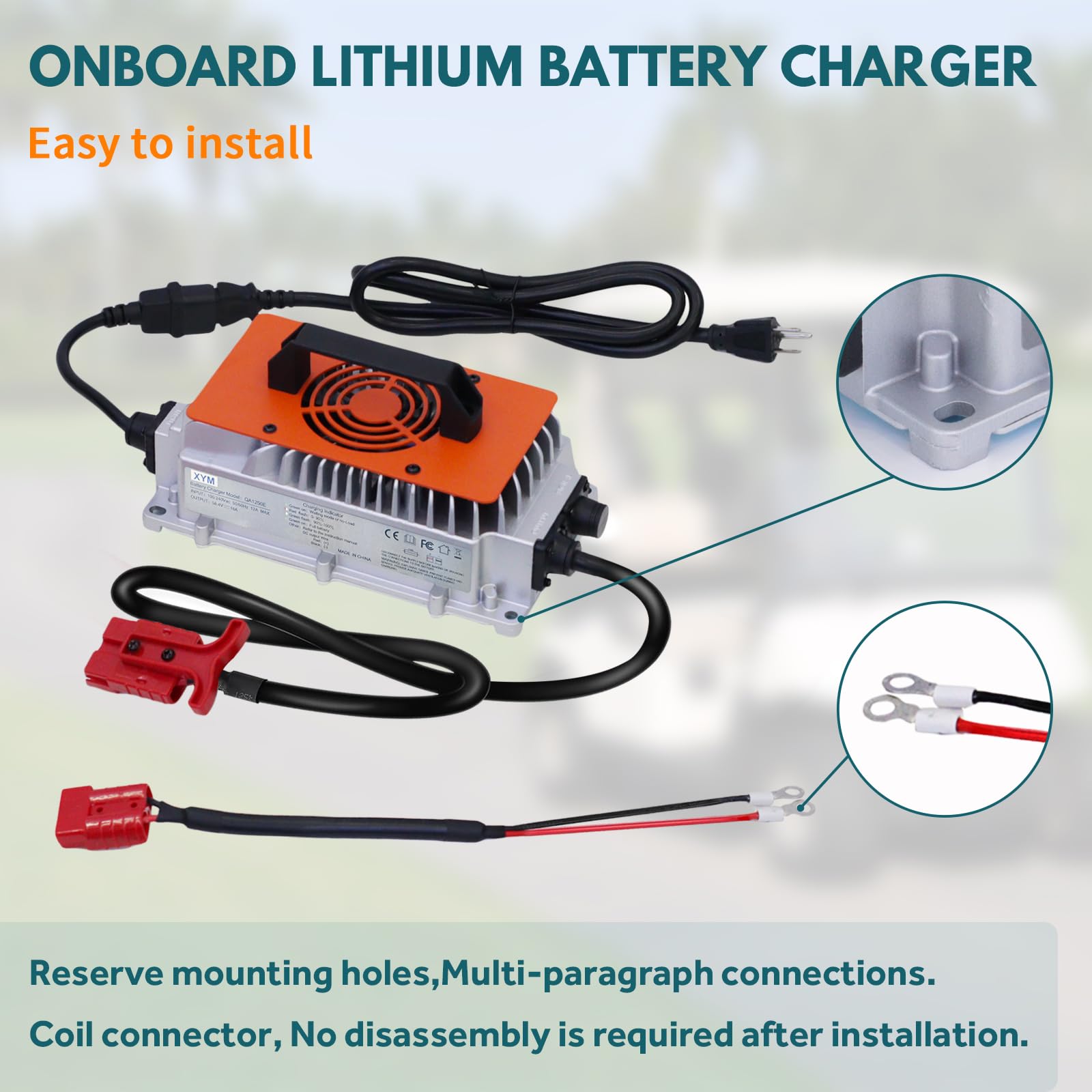 Amazon.com: OGRPHY 48V 18A Lithium Battery Charger, Including 0V