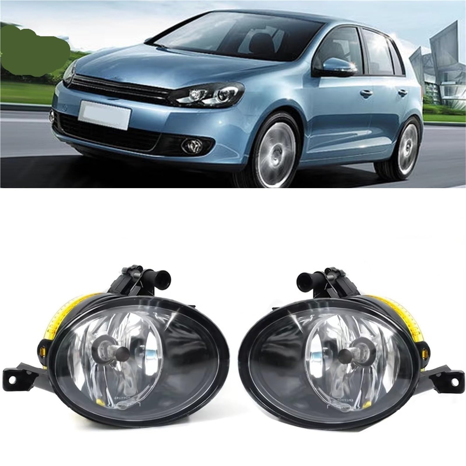 VW ワーゲン GOLF6 ゴルフ6 後付 フォグ Amazon | 交換部品 Compatible With For Golf For 6 For MK6 2009 2010