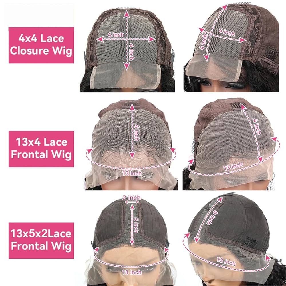 Amazon.com : Kinky Curly Wig Human Hair 13X4 Short Bob Lace