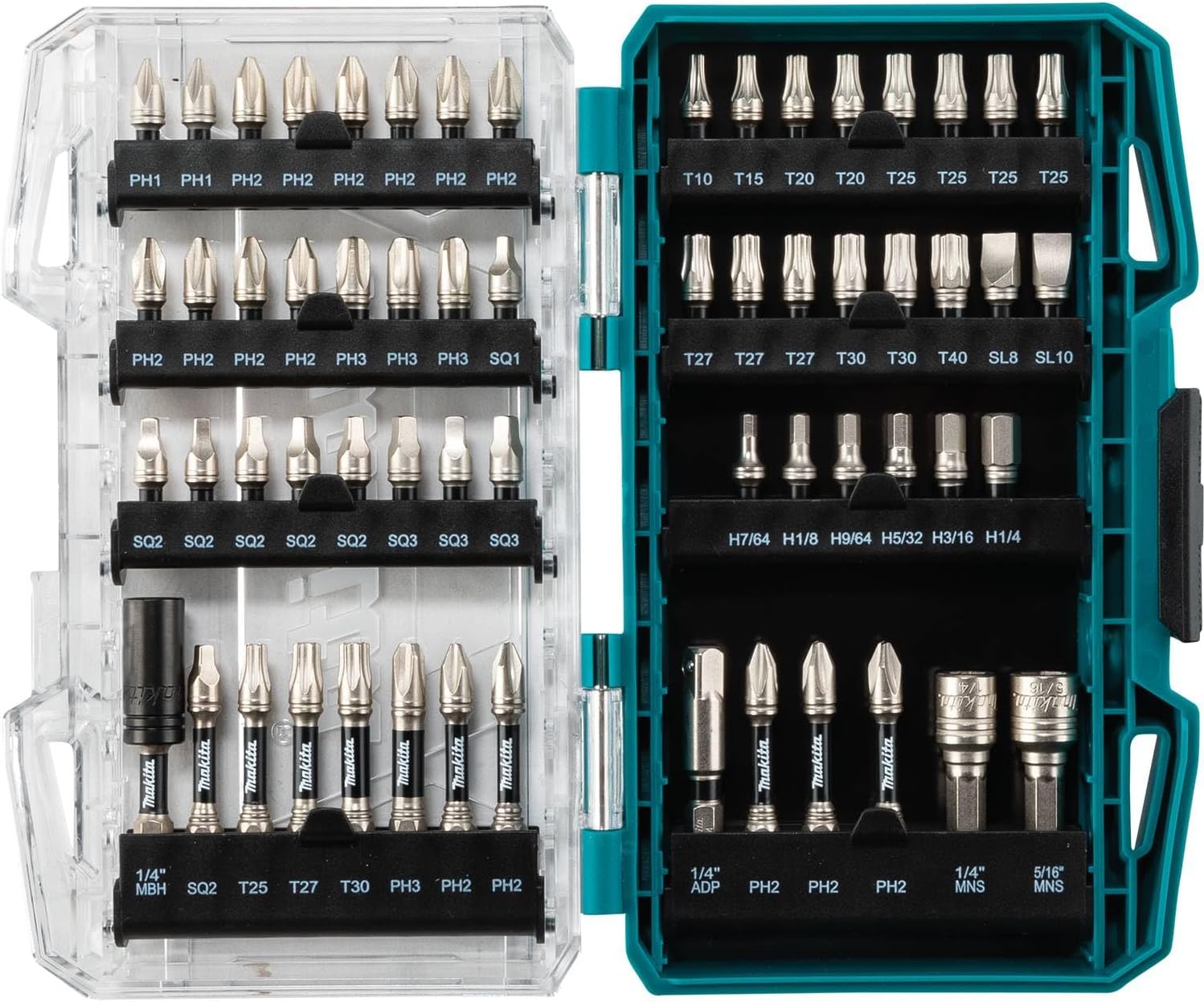 E-01644 Impact XPS 60 Piece Impact Bit Set
