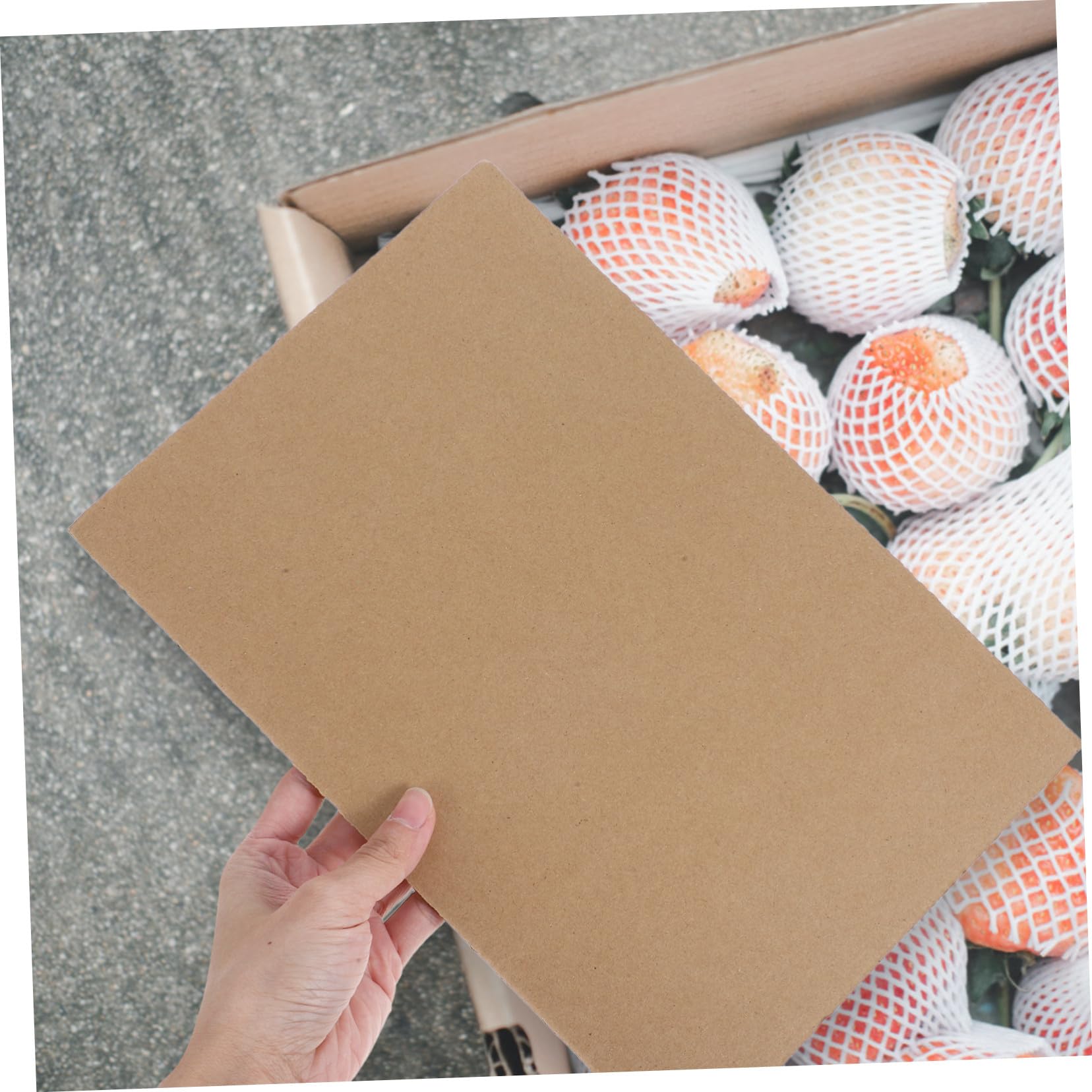 SEWACC 50 Feuilles de Calage en Carton Ondulé pour Boîtes en Carton, 3 Couches Robustes, Paquet de 50 Pièces, pour Séparateurs et Emballage Colis Lors de Déménagement
