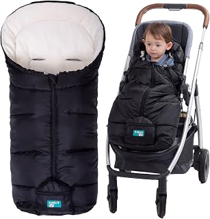 Yobee Universal Stroller Footmuff: Waterproof Winter Warm Bunting Bag for Pram, Jogger, Baby Blanket 6M-3Y