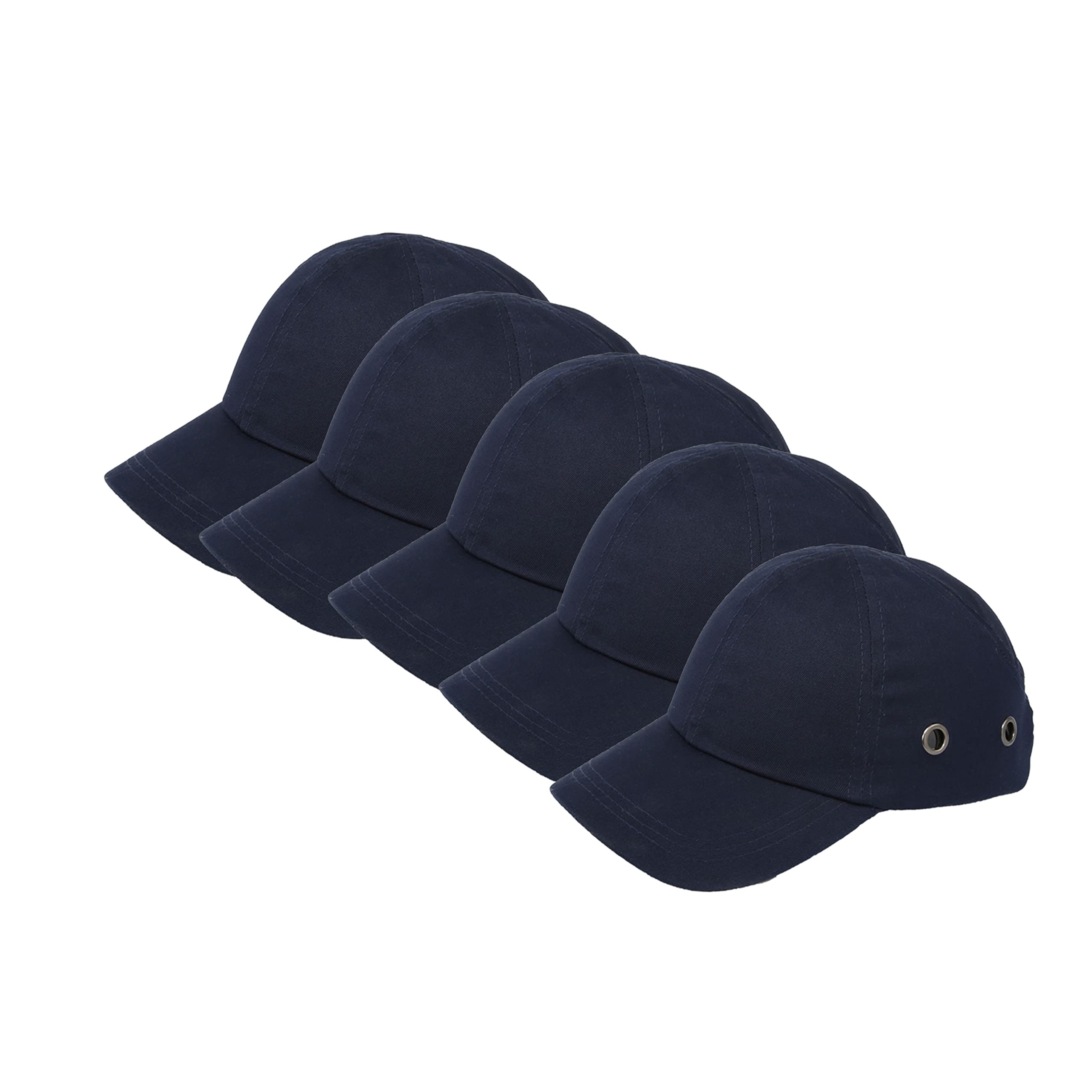 Zojo Baseball Bump Cap Hard Hat Helmet,5PCS Reflective Breathable Lightweight Safety Cap for Men and Women