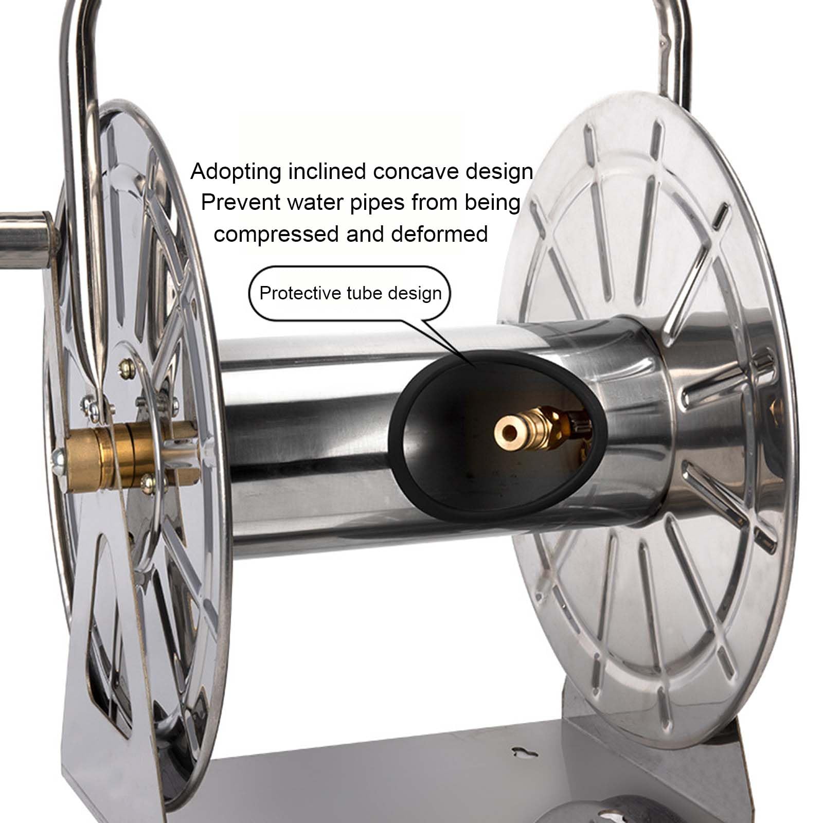 Dad Sets Up A Suncast Hosemobile Mobile Hose Reel, 58 OFF