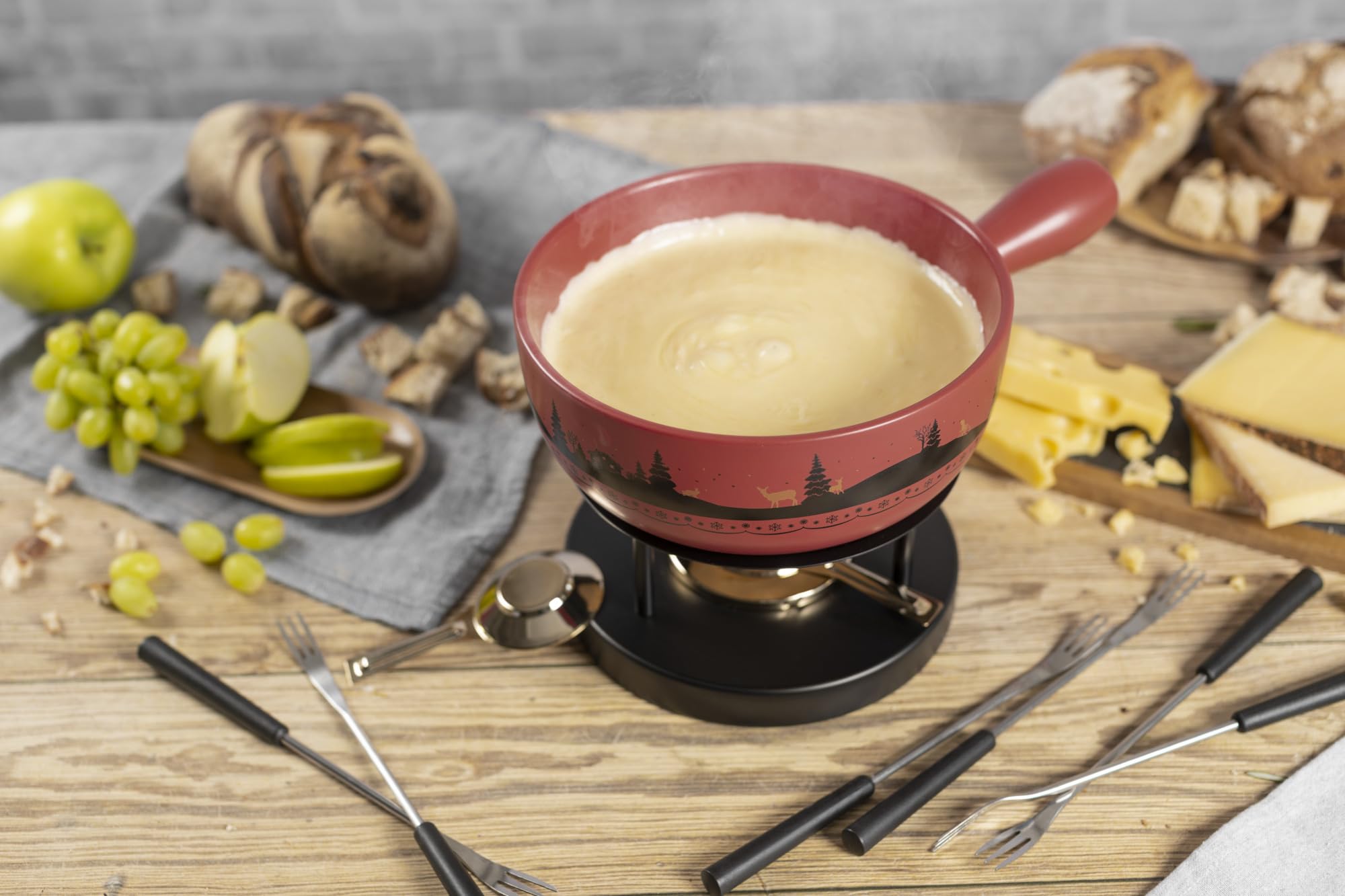 KUHN RIKON 32319 Cheese Fondue Clay