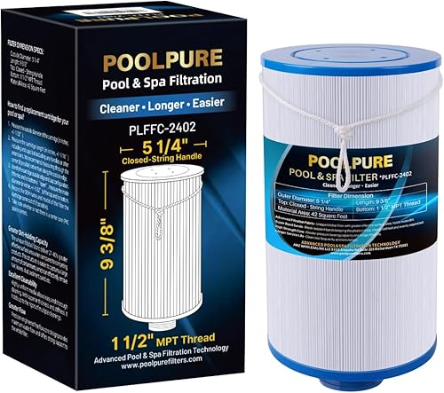Miniatura 8 de POOLPURE Filtro de spa que reemplaza a Watkins 303279, PFF42TC-P4, 5CH-37, 78460, FC-2402, Lifesmart, Freeflow, AquaTerra, Hydromaster, Grandmaster