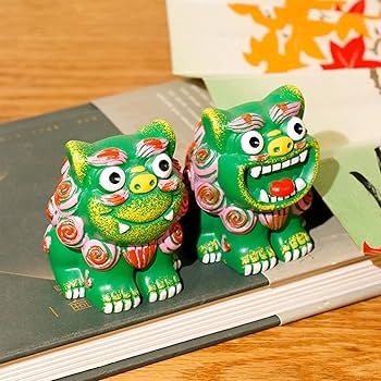 シーサー　置き物 Amazon.co.jp: 沖縄土産 シーサー 置物 ミニ 玄関 ペア 楽天