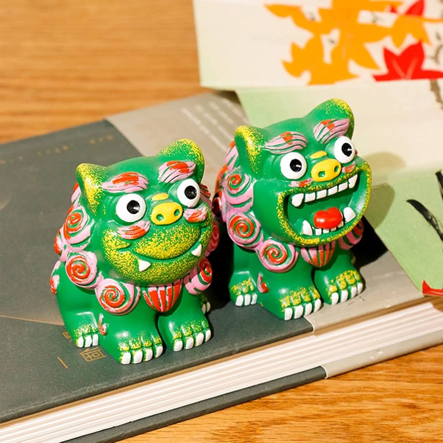 Amazon.co.jp: OBOROZUKI シーサー 置物 オブジェ インテリア