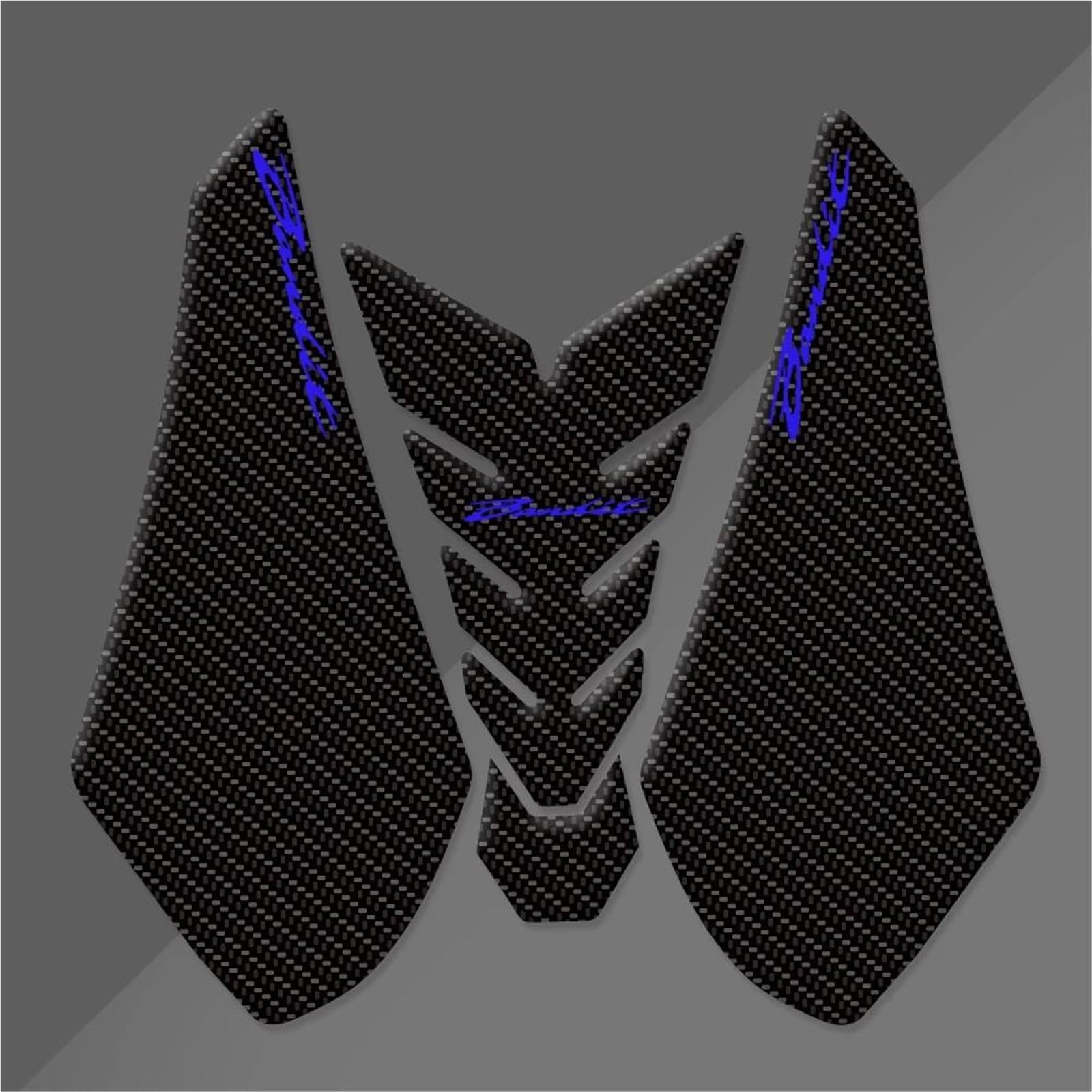 Motorcycle Tank Pad Protector Transparent Fishbone Sticker for Suzuki for Bandit 650 GSF650 2007-2012 Streetfighter(Color7)