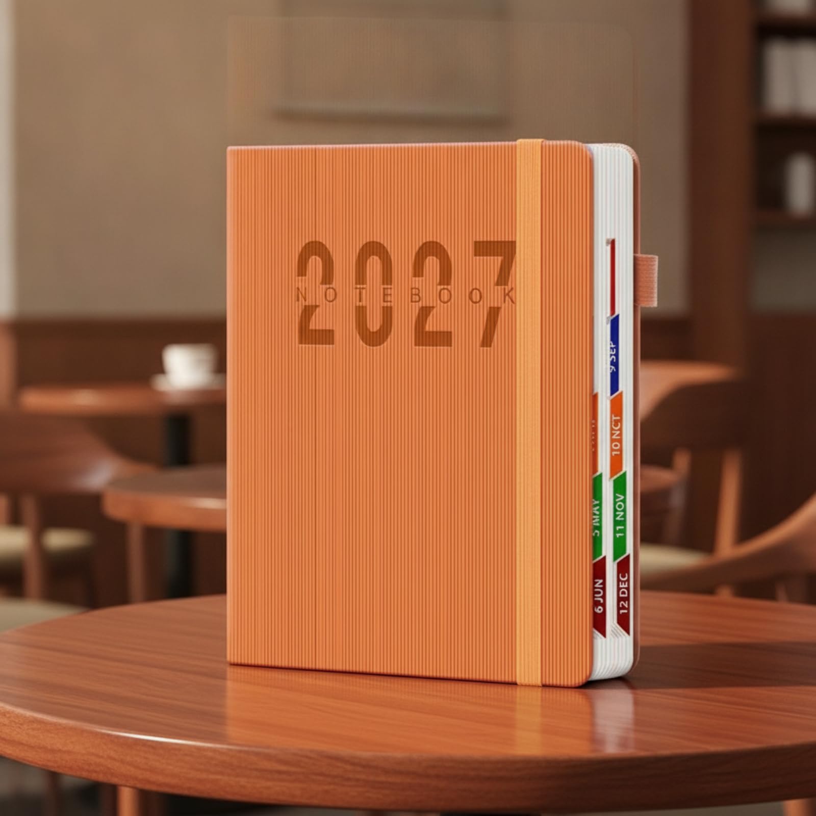 predolo Agenda 2027 Formato Formato Medio A | Planner Giornaliero 2027, Leggero, Taccuino con Copertina in PU, per Pianificazione Giornaliera, Scuola, Lavoratori, Studenti, Verde