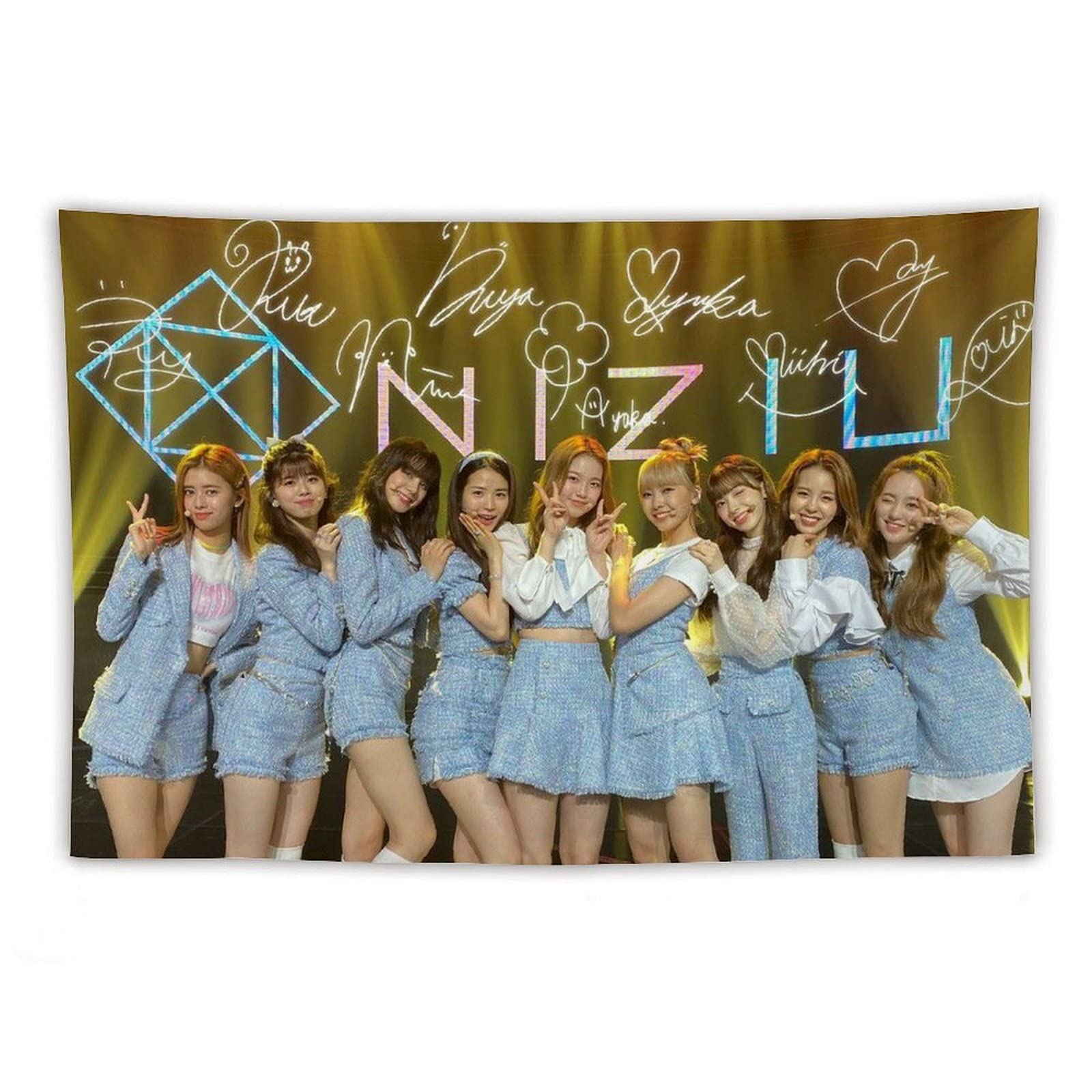 Amazon.co.jp: NiziUニジュータペストリー人気キャラクターインテリア