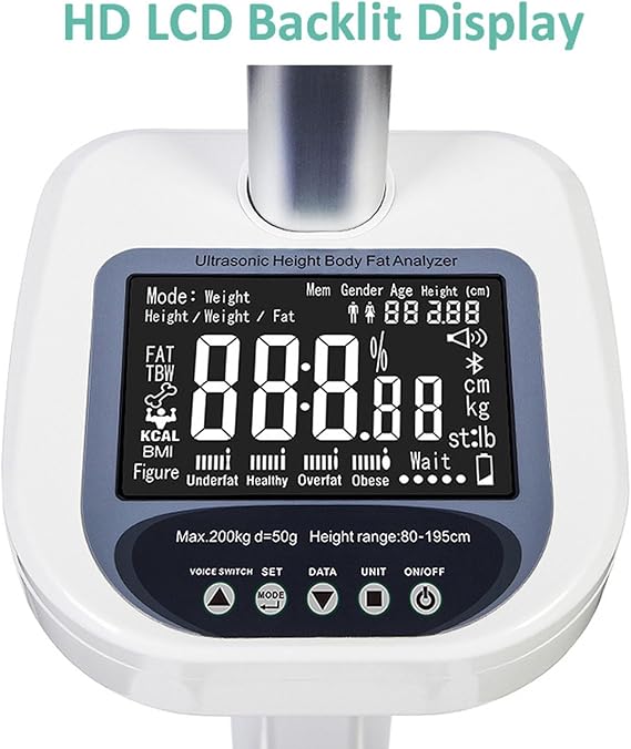 Body Weight Scale, Step-On Physician Scales for Gymm, Digital Weighing Machine, High-Definition LCD Digital Display Large Screen