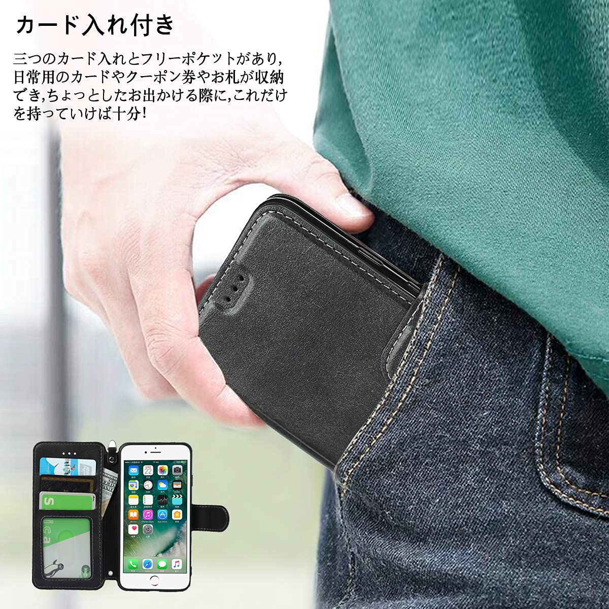 Amazon.co.jp: iphone6splus ケース 手帳型 iphone6 plus ケース
