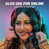 Vista 6 de PDP Gaming AIRLITE Xbox Headset with Microphone, Series XSXbox OnePCWindows, Lightweight Stereo Headphones, Wired Power, Noise-Cancelling mic - Fuse