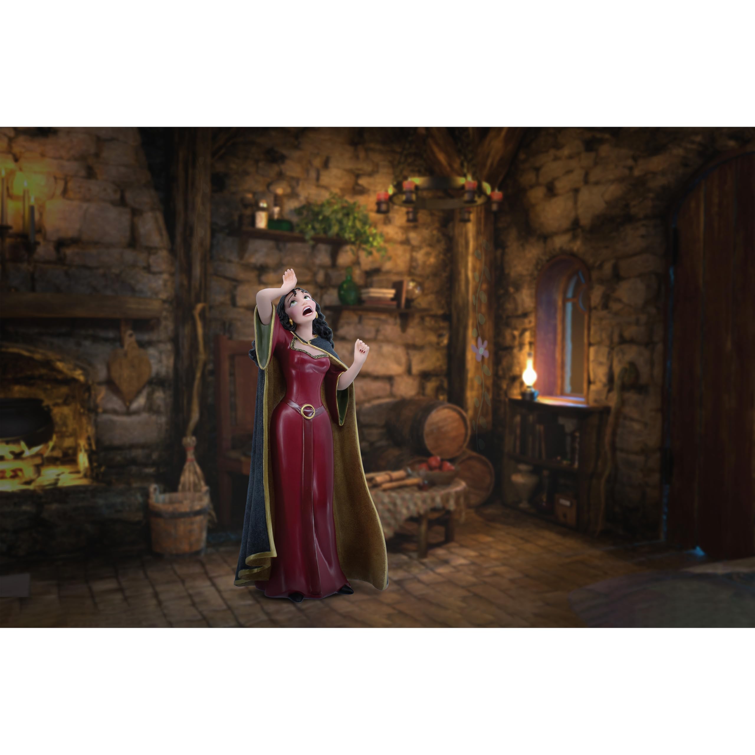 Disney Showcase Mother Gothel Statuetta, Dipinta a Mano, Enesco