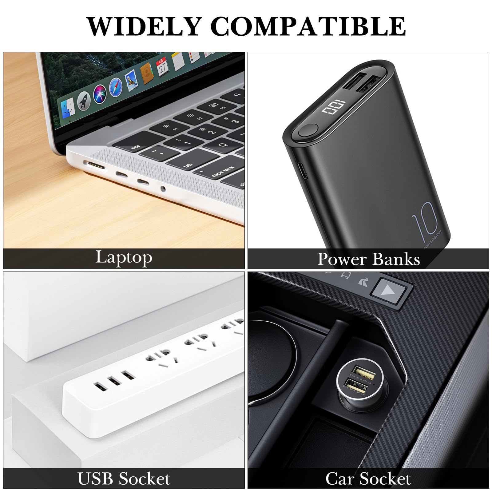 Amazon.com: Linkidea 2 Pack Replacement Charger Cable Fit