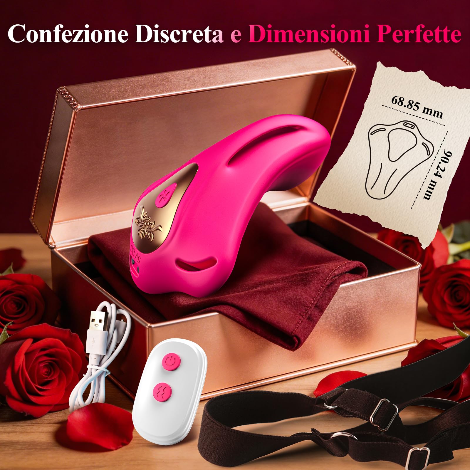 Sexytoysys Coppia Vibratore Con APP Sex Toys,Vibratoreper Donna Professionale con 9 Vibrazione