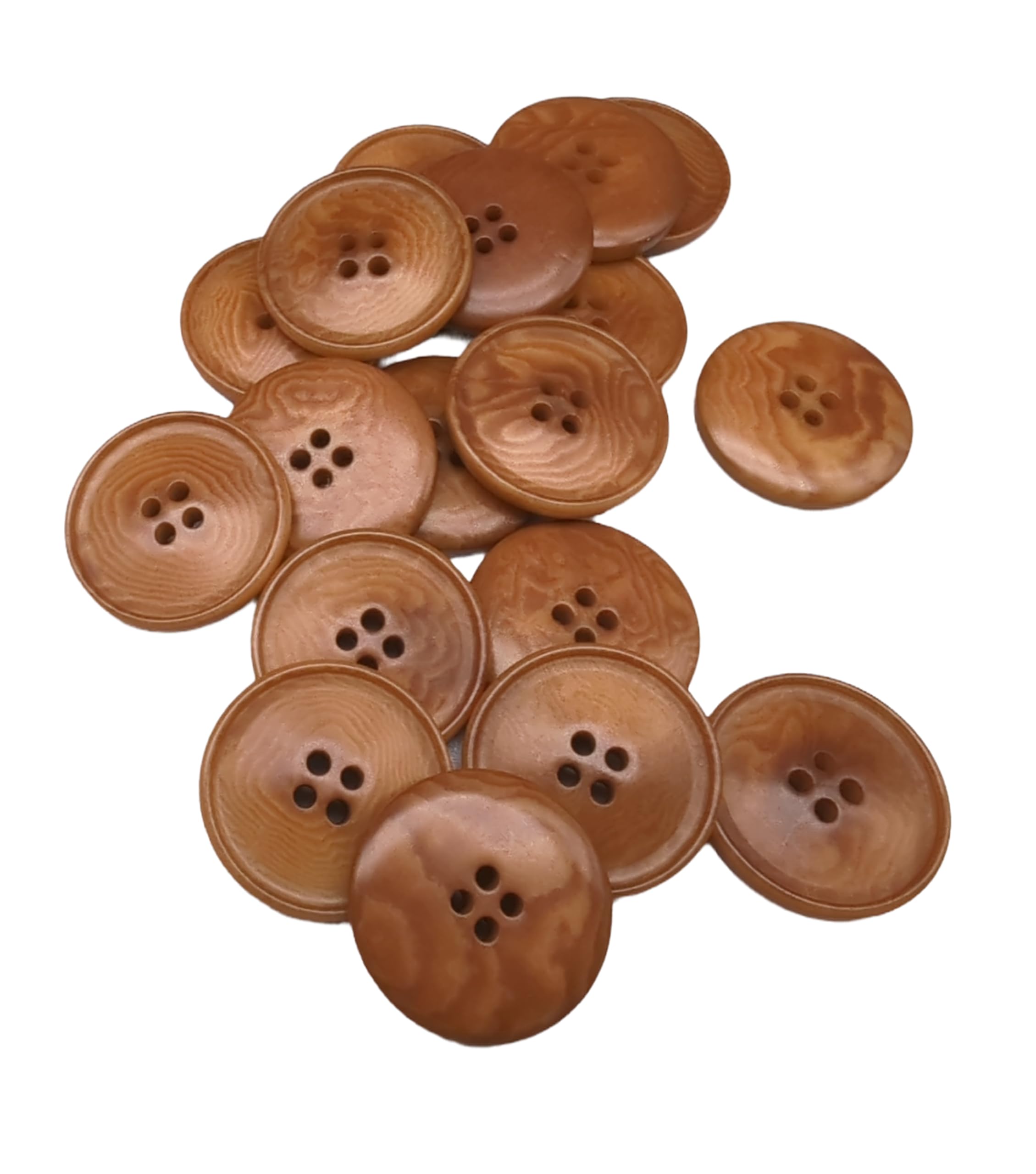 Bottoni Corozo Classici Verde 20mm - 50 Pezzi Naturali E Biodegradabili - Foto 6