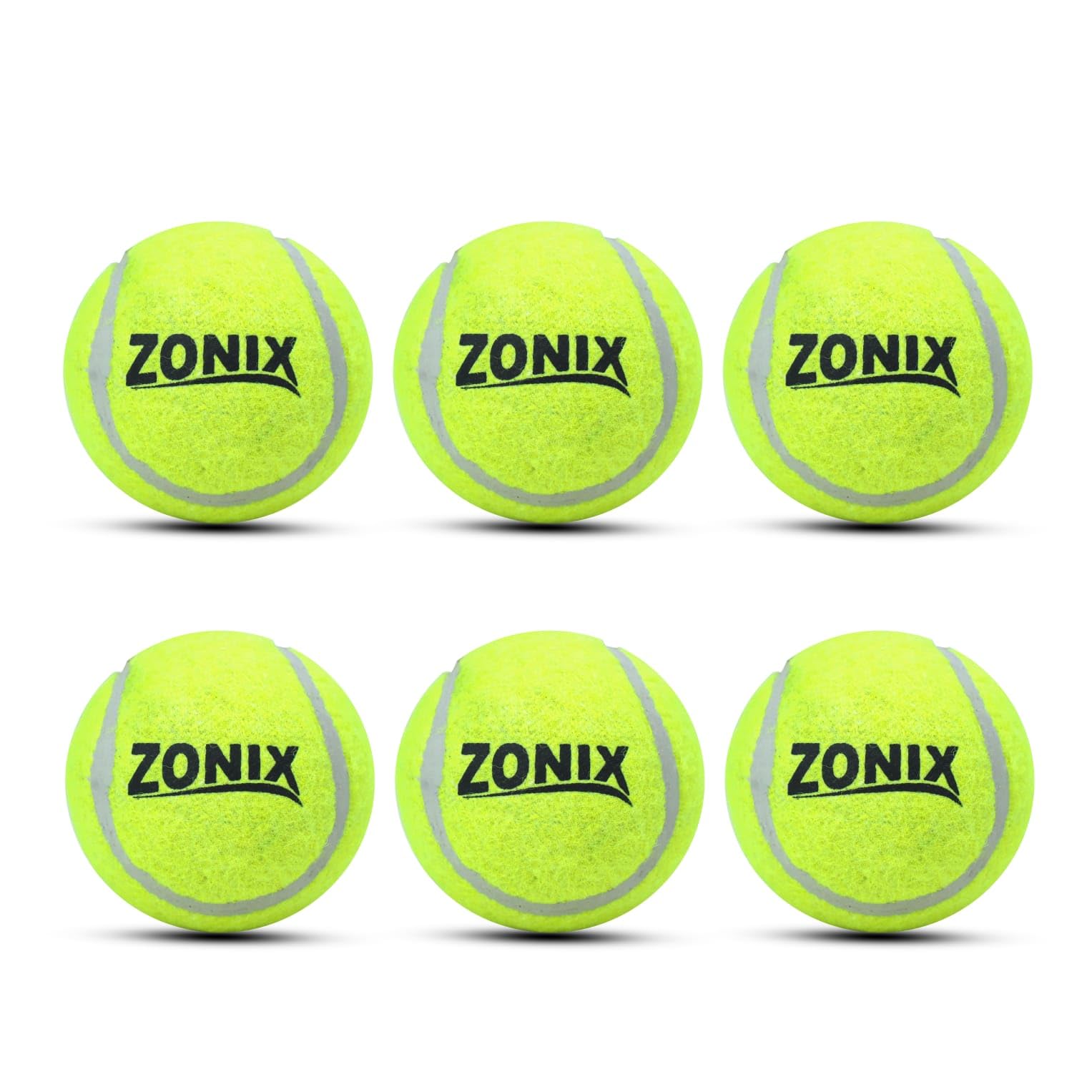 ZONIX Durable Cricket Tennis Ball for Indoor, Outdoor Recreational Sports Long-Lasting High-Visibility Tennis Cricket Ball for Turf, Practice & Match, Pack of 6, Neon Green (B0DF578HXW) Amazon Price History, Amazon Price Tracker