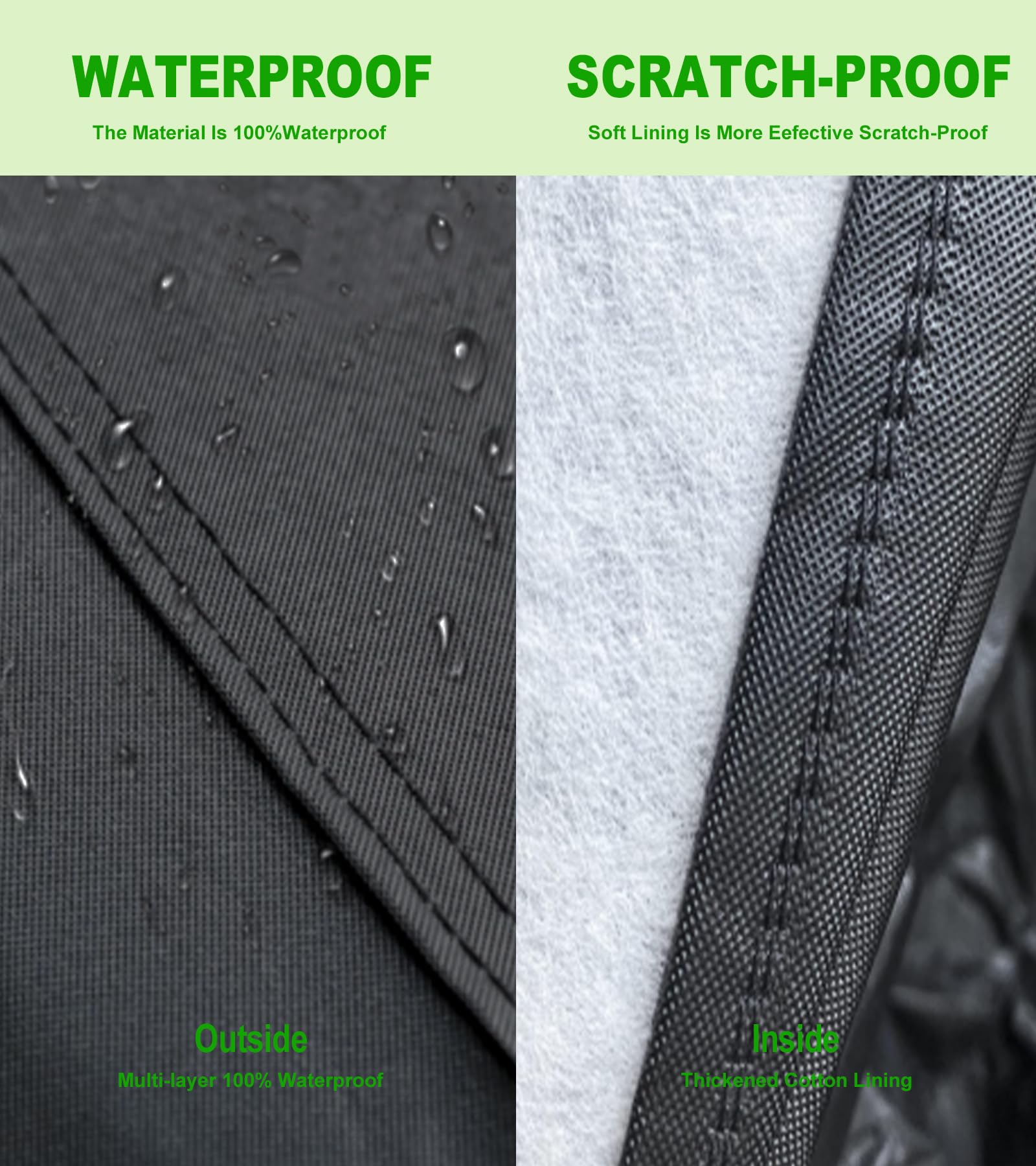 Sunwhale Car Cover Waterproof All Weather -Outdoor Car Snow Cover Snowproof UV Protection Windproof - Winter Rain Heavy — view 8