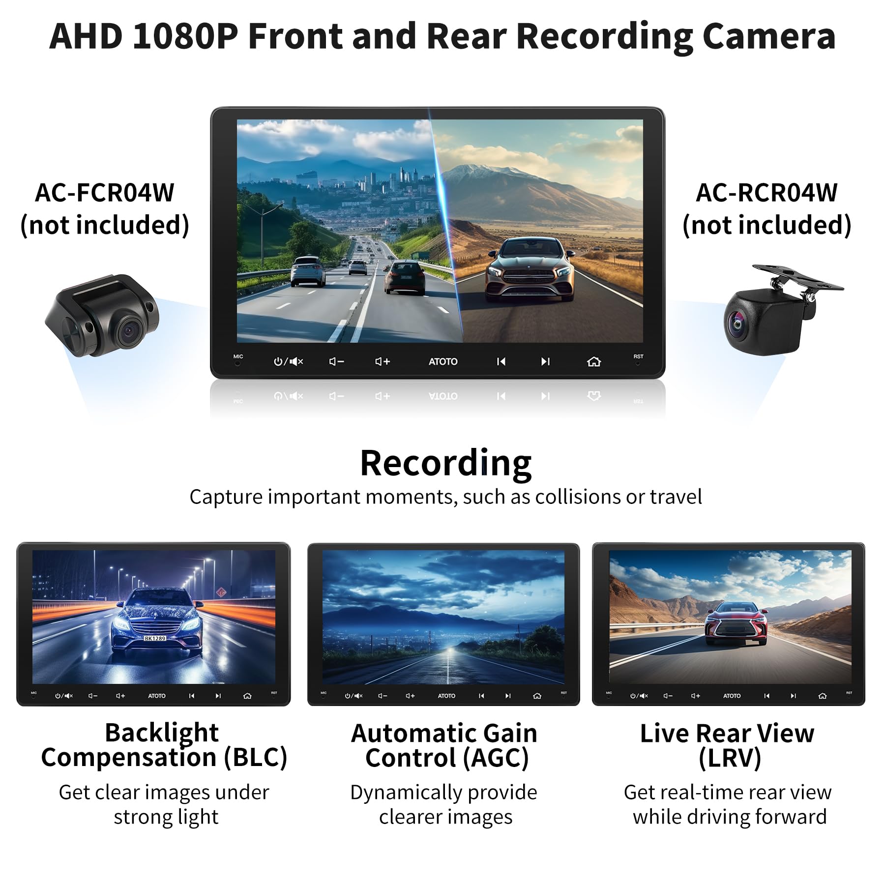 Amazon.com: ATOTOEXCEL S8MS 8-Core 9 inch Android Double DIN Car